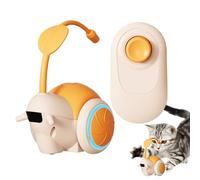 Remote Controlled Cat Toy - Electric Kitten Toys Smart Teaser Cat Toys for Cats Moving Cat Toys Interactive Cat Toys Remote Control Cat Toys Self Entertaining Cat Toys