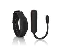 Remote controlled clitoris vibrator with calex bracelet, Length 215 mm, Width 120 mm, Depth 50 mm, Department WOMEN, Poids 0.182 Kg, Color Black