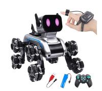 Remote Controlled Dog,Smart Dog Robot | Intelligent Puppy Robot with Eight Wheels for Indoor and Outdoor Games