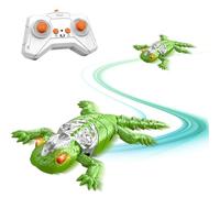 Remote Controlled Gecko Climber on the Robot, Robot Gecko with Remote Control Stuffing Toys | 360 Rotation Lizard Toy with LED Eyes, for Home, Party, Travel, Wall, Floor, Birthday, Christmas
