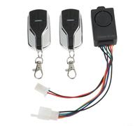 Remote Controlled Scooter Lock Alarm One-Touch Start | Fits 48V, 60V, 72V models, remote lock/unlock, motion detection alarm, one-touch start, black finish