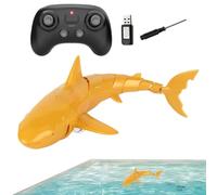 Remote-Controlled Shark Toy - Highly Realistic Diving Shark With Radio Control | Waterproof RC SwimmingShark With 50m Range, 1200mAh Battery | For Pool, Beach, Indoor Tub Play, Birthday And Holiday Gi