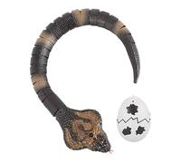 Remote Controlled Snake Toy - Electrically Movable Fake Snake in Cobra Design, Sensor-Based Reaction Toy to Keep Cats Who Live At Home Busy, Stimulates Your Home