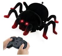 Remote-Controlled Wall-Climbing Spider Toy, High Simulation Spider Toy With LED Light-Up Eyes, Enhances Natural Science Interest And Prank Games For