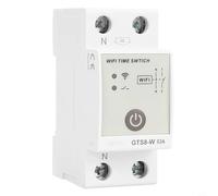 Remote Controlled WiFi Timer Switch GTS8W, 32A DIN Rail AC220V for Smart Home Applications