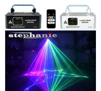 Remote Controller 500mw RGB Laser Beam Line Scanner Projector DJ Disco Stage Lighting Effect Party Wedding Bar Club DMX Lights white with control