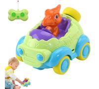 Remote Dinosaur Car, Dinosaur Remote Car | Rechargeable Cartoon Racing Car with Light and Music | Dinosaur Racing Toys Sport Toys for Teenagers, Boy