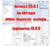 Remote Download Install Software for New Odis Service S 25.0.1 Odis E Engineering 19.0.0 Supports GRP Login Support 6154A WIN10 Engineering V19.0