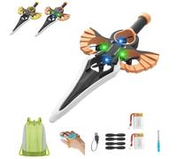 Remote Flying Sword, 2025 New Remote Control Airplane with Autopilot and Gyro Stabilizer, 3-Speed Stunt Plane, Lightweight Easy Fly Rc Glider Outdoor Gift for Teens & Adults(B Gesture,2Battery)