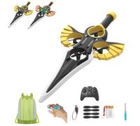 Remote Flying Sword, 2025 New Remote Control Airplane with Autopilot and Gyro Stabilizer, 3-Speed Stunt Plane, Lightweight Easy Fly Rc Glider Outdoor Gift for Teens & Adults(A Dual control,1Battery)
