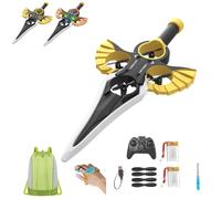 Remote Flying Sword, 2025 New Remote Control Airplane with Autopilot and Gyro Stabilizer, 3-Speed Stunt Plane, Lightweight Easy Fly Rc Glider Outdoor Gift for Teens & Adults(A Dual control,2Battery)