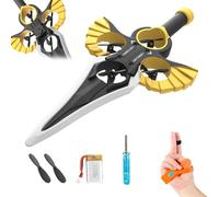 Remote Flying Sword,Flying Sword Rc Glider, Lightweight Easy To Fly Rc Glider, 3-Speed Control, Stunt Remote-Controlled, Gift for Adults or Teens (Dual battery,Gesture - B)