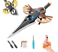 Remote Flying Sword,Flying Sword Rc Glider, Lightweight Easy To Fly Rc Glider, 3-Speed Control, Stunt Remote-Controlled, Gift for Adults or Teens (Dual battery,Gesture - A)