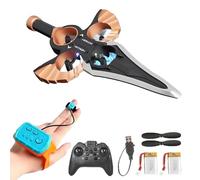 Remote Flying Sword, Interactive Flying Sword Drone for Adults Advanced Flight Technology Flying Sword, with LED Lights and Durable Design, Easy to Fly Remote Control Plane(Dual control type)