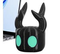 Remote Holder Ghost Design - Resin Base Brіlla In The Dark | Anti-slide Shelf for Desktop Game Controllers | Creative Decoration Spirit Drawing for Table Storage