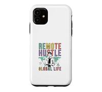 Remote Hustle Global Life Digital Nomad Design Case for iPhone 11