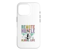 Remote Hustle Global Life Digital Nomad Design Case for iPhone 16 Pro