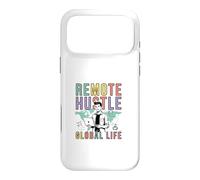 Remote Hustle Global Life Digital Nomad Design Case for iPhone 17 Pro Max