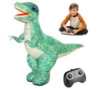 Remote Inflatable Dinosaur, 35/52in High Inflatable Dinosaur with 20-Second Quick Inflation/Deflation - One-Touch Remote Control Forward & Backward,Rechargeable Walking Toy Living Backyards(S)