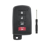 Remote Key Fob Case Shell Cover for Toyota Avalon Camry Corolla RAV4 2011 2012 2013 2014 2015 2016 2017 2018 HYQ14FBA Just a with Uncut Blade Blank Protect key