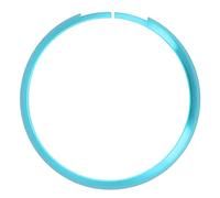 Remote Key Fob Ring Trim Aluminum Alloy Replacement for MINI R55 R56 R57 R58 R59 R60 Smart Key Side Bezel Protective Cover Accessory (Sky Blue)