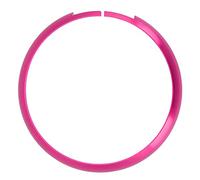 Remote Key Fob Ring Trim Aluminum Alloy Replacement for MINI R55 R56 R57 R58 R59 R60 Smart Key Side Bezel Protective Cover Accessory (Rose Red)