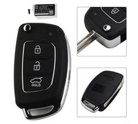 Remote Key Shell Case Cover for Hyundai Tucson Santa Fe For Sonata i40 and Accent Models with Firm Material and Designed for Locksmith Key Programming