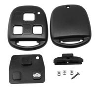 Remote Key Shell Case for Toyota Land Cruiser FJ Prado Lexus RX GS, Replacement Key Button Pad with Switches, No Blade