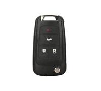 Remote Key Shell Flip Folding Remote Car Key Shell For Cruze For Epica For Lova For Camaro Impala 2 3 4 5 Button HU100 Car Key Shell Cover(4 Buttons)