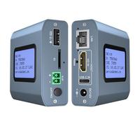 Remote KVM Over IP Internet,4K IP KVM Remote Control PC,Server,Remote Power Control, LCD Screen,ZeroTier, TF Card,Webcam,Wake, Install OS Via BIOS, Windows Mac Linux Android