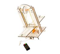 Remote Lift Bridge Model with Wooden Construction for Students