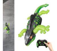 Remote Lizard Climbs Wall,Wall-climbing Ivy,Remote Control Animals Toy With Light, Walls-climbing Car, Chameleon, Realistic Animal Toy For Christmas Stocking Stuffer Kids Play Home Party Glass