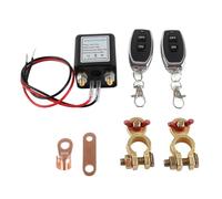 Remote Master Battery Disconnect Switch, 12V 120A, 2 Battery Clip Copper Terminals, for Car Boat Marine Truck