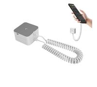 Remote Mount Wall Mount, Retractable TV Remote Holder - Mount Anti-Loss Remote Control Holder, Magnetic Organizer with Retractable String for Conference Rooms at Home