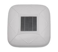 Remote One-Touch Automatic Car Cover with Solar Assisted Backup Power, Retractable Waterproof Sun Shade for Outdoor Parking, Fits Cars & Mid-Size SUVs White-2L