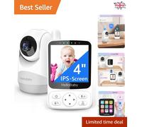Remote Pan Tilt Baby Camera with 29-Hour Battery Life for Ultimate Safety