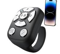 Remote Scroll Ring, Remote Ring - Turner Finger Wireless Page | Portable Multi-function, Phone Accessories for Browsing Social Media, Reading eBooks, Reprodu