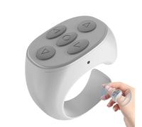 Remote Scrolling Ring, Camera Shutter Remote, Portable Smart Scroller Ring with Connection, Adjustable Touch Control with Rechargeable Battery, Social Media Short Video Watching