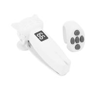 Remote Scrolling Ring for Phone, Portable Bluetooth Clicker Sensitive, Adjustable Remote Camera Shutter with Dual Mode, HD Digital Display for Electronic Book Tablet (White)