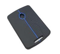 Remote Sleeve Silicone 4 Button for Duster, Blue | Textured Grip Wrap for Commute Carry, Slip on Bump Care, Everyday Pocket Carry, Guard Buffer Daily