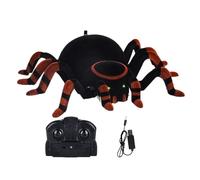Remote Spider Toy - Interactive Light and Sound Climbing Spider Toy Light and Sound Black Animatronic Climbing Spiders for Boys Adults Indoor and E Play