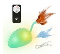 Remote Toy for Cat | Realistic Rechargeable Lighted Gadget,Indoor Cat Remote Control Figurine - for Small to Large Breeds Living Room Balcony Yard Backyard Bedroom