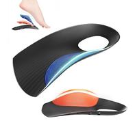 Removable 3/4 High Arch Support Shoe Inserts, Orthotic Insoles for Plantar Fasciitis Relief, All Day Foot Pain Relief, Knee Pain, Overpronation, Insoles