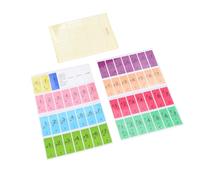 Removable 88-Key Electronic Keyboard Piano Key Note Stickers Labels for Beginner Accessory