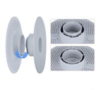 Removable Aluminium Spool Tray for 3D Printing, Compatible with Rollless Filament Rollers, Reduces Vibration Noise, Clear Level Indicator, Black (White)