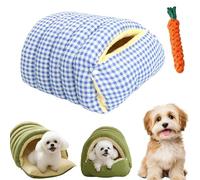 Removable and Washable Winter Closed-off Cat Bed, Cozy Monster Cat Bed, 2025 New Pet Cave for Indoor Cats, Soft Plush Winter Closed-off Cave Puppy House for Cats & Small Dogs (D,L)