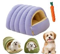 Removable and Washable Winter Closed-off Cat Bed, Cozy Monster Cat Bed, 2025 New Pet Cave for Indoor Cats, Soft Plush Winter Closed-off Cave Puppy House for Cats & Small Dogs (C,M)
