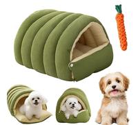 Removable and Washable Winter Closed-off Cat Bed, Cozy Monster Cat Bed, 2025 New Pet Cave for Indoor Cats, Soft Plush Winter Closed-off Cave Puppy House for Cats & Small Dogs (A,L)