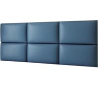 Removable Bed Headboard, Easy Assemble Channel Stitched Design, Floating Headboards for Soundproofing, 150x50cm Wall Panels, Ideal for Bedrooms