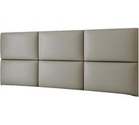 Removable Bed Headboard, Easy Assemble Channel Stitched Design, Floating Headboards for Soundproofing, 150x50cm Wall Panels, Ideal for Bedrooms